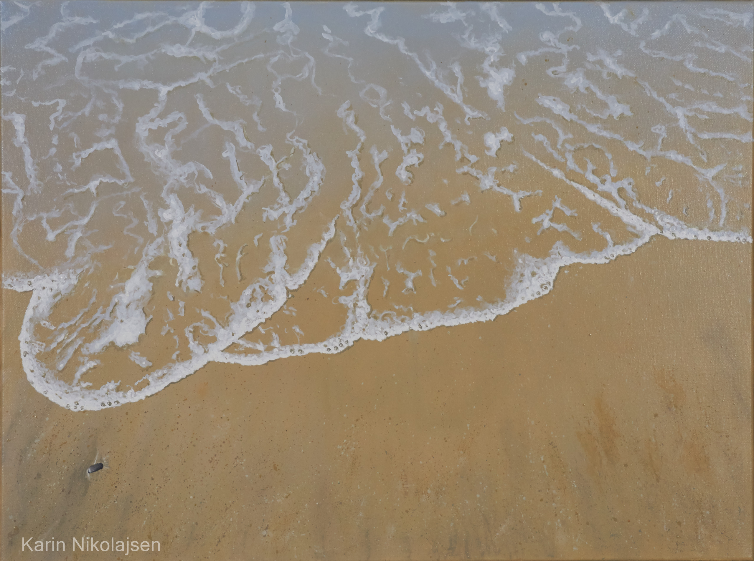 Ripples at beach side